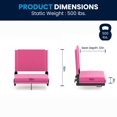 thumbnail image 3 of Grandstand Comfort Seats by Flash with Ultra-Padded Seat in Red, 3 of 9