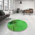 thumbnail image 4 of Ahgly Company Tapis d'Aire Rectangulaire Transitionnel Vert pour Intérieur, Lavable à la Machine, 6 Pieds x 9 Pieds, 4 of 7