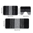 thumbnail image 3 of SSZMDLB Microfiber Bath Rugs, Bathroom Rugs, Shower Rugs with Toilet Mat, Absorbent Microfiber Plush Non-Slip Rugs, Washable Bath Mat Set for Floor, Tub, Shower, 3 of 7