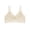 White, variant on Women's Wireless Seamless Bra, No Underwire Push Up Bra for Comfort, Solid Everyday Bras for Daily Wear, Breathable Lounge Underwear