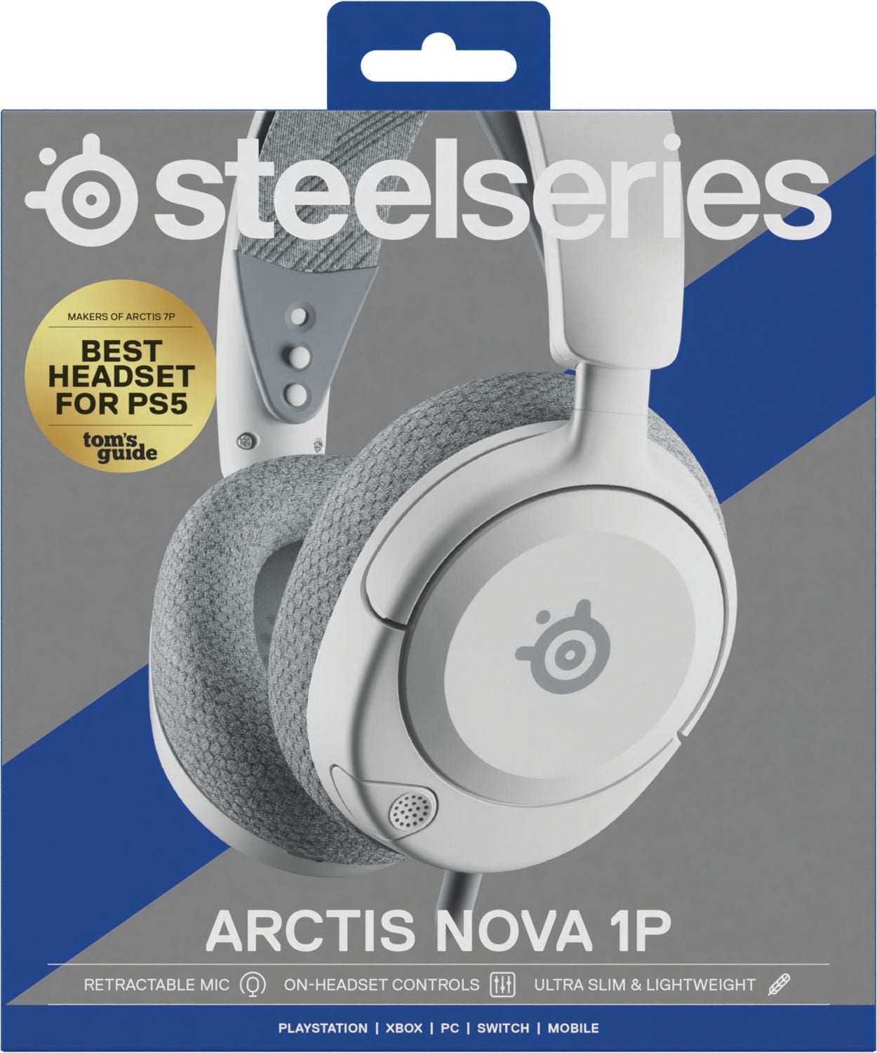 Casque de jeu SteelSeries Arctis Nova 1P (PS5/PS4, Xbox, Switch, PC, Mac, mobile)