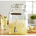 thumbnail image 3 of Home Trends Glass 2-Gallon Beverage Dispenser with Glass Clamp Lid, 3 of 4
