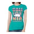 thumbnail image 1 of T-Shirt Tribal à Manches Courtes pour Femmes California Republic - Sarcelle - 3X-grand, 1 of 1