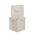 thumbnail image 3 of Hearth & Gear Foldable Storage Cubes Storage Boxes With Handles Closet Organizer Storage Shelf Cube Storage Organizer Non Woven Cloth Fabric Drawers Pasta Containers Rice 25 Pounds Potato Chip Storage, 3 of 5