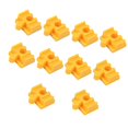 thumbnail image 3 of Shengyu 10Pcs Wood Train Track Adapter for Set Toy Kits Building Stem Building Games Yellow, 3 of 6