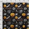 thumbnail image 3 of oneOone Polyester Spandex Black Fabric Halloween Craft Projects Decor Fabric Printed By The Yard 56 Inch Wide, 3 of 4