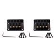 thumbnail image 4 of tamizeot Single Bridge Instrument Accessories Metal Structure Upgraded Fittings Professional Pull Strings Board Neck Joint Plate 2Set, 4 of 6