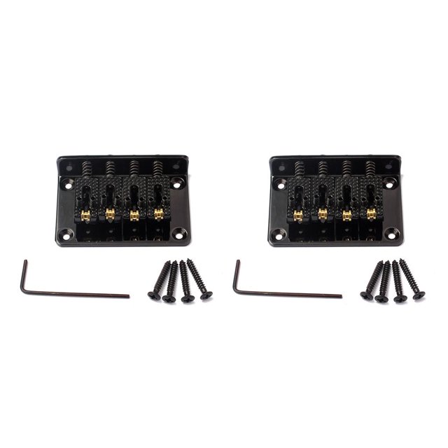 Decodeary Unique Chevalet Instruments Accessoires Installé Outil Trémolo 4 Cordes Professionnelles Tirer Cordes Conseil Cou Plaque de Joint 2Set