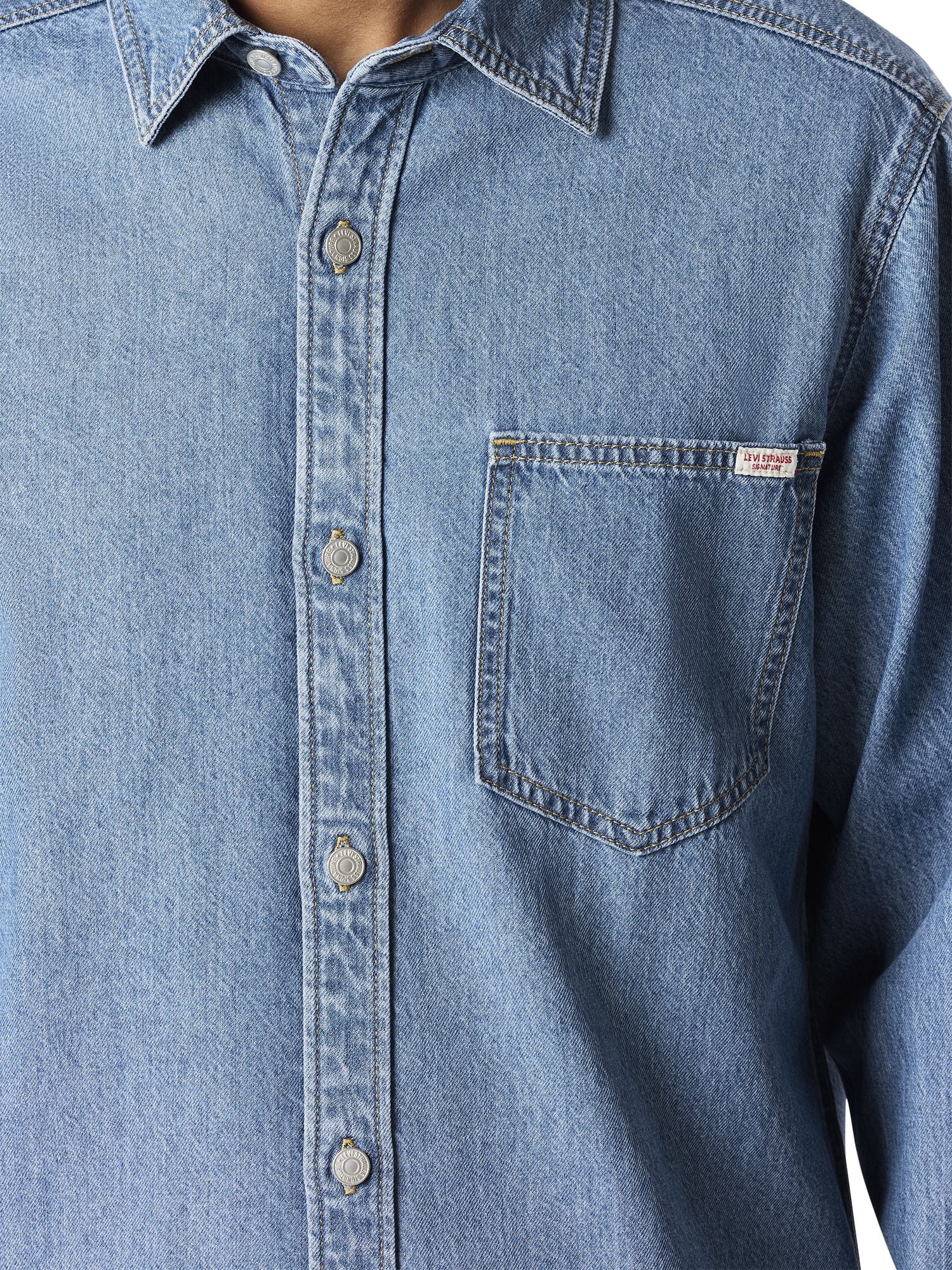 Levi Strauss Signature™ Chemise en denim coupe décontractée