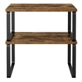 thumbnail image 1 of Cabinet Organizer Shelf, Set of 2 Kitchen Storage Shelves, Stackable Spice Rack, Brown, 1 of 8