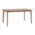thumbnail image 1 of Linon Miles Midcentury Dining Table in Natural Brown Stained Wood, 1 of 7