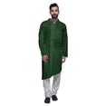 thumbnail image 1 of Atasi Kurta Pyjama Uni pour Hommes à Col Mandarin Kurta Pyjama Ethnique, 1 of 5