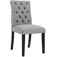 thumbnail image 2 of Modway Duchess Button Tufted Dining Chair, Light Gray, 2 of 5