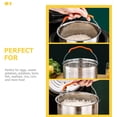 thumbnail image 2 of KAKOWELY Kitchen Steamer Rack Stainless Steel Steamer Basket Rice Cooker Steam Rack Food Steaming Holder,8.5"X8.5"X4.65", 2 of 4