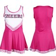 thumbnail image 1 of Gupgi Robe de Pom-Pom Girl pour Femmes pour l'École, Tenue d'Uniforme pour Fêtes Musicales, 1 of 4