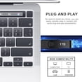 thumbnail image 3 of USB Flash Drive 1T, Portable Thumb Drive: Memory Stick 1000G, Large Capacity USB Drive with Keychain, High-Speed USB 2.0 Data Storage Flash Drive 1000G for PC/Laptop, 3 of 7