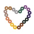 thumbnail image 1 of 20 Pcs Strap Button Felt Washers Bass Drum Silencer Drumming Practice Pad Cymbal Felt Pads Cymbals Accessory, 1 of 8