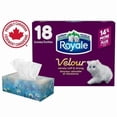 thumbnail image 1 of Royale Velour Facial Tissue, 18 Flat Boxes, 82 Tissues per box, 3-Ply, 1476 Tissues, 1 of 4