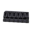 thumbnail image 1 of Guitar Bridge, Top Loading Design Strong Durable Guitar Tailpiece Adjustable Practical  For Electric Guitar Black For M00878, 1 of 8