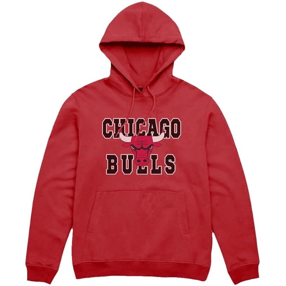 Men's NFL Hoodie Chicago Bulls Red Premium Blanks (CA/US, Alpha, X-Large, Regular)