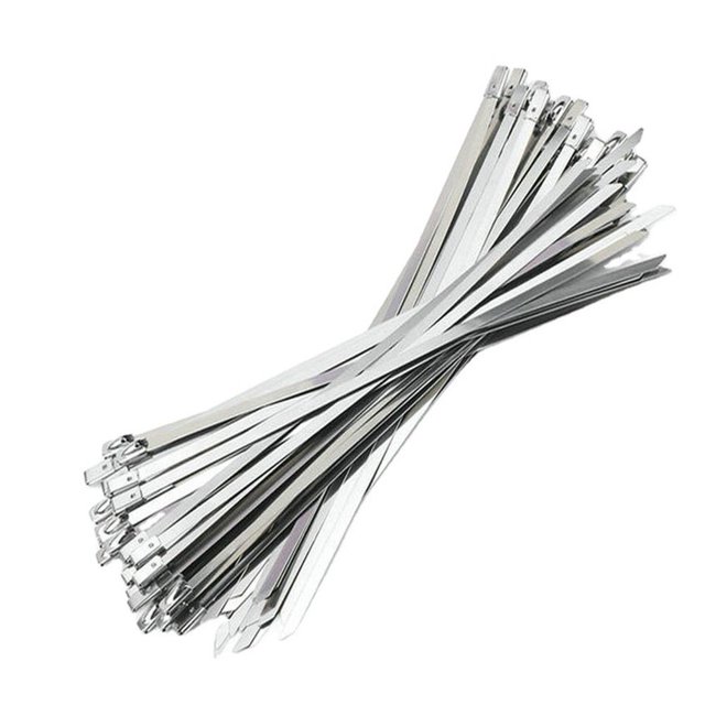 304 Stainless Steel Zip Ties Self-locking Metal Zip Ties Q9S3