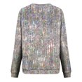 thumbnail image 4 of DPTALR Chandail à Col Rond Imprimé pour Femmes, Manches Longues, Blouse Confortable, 4 of 5