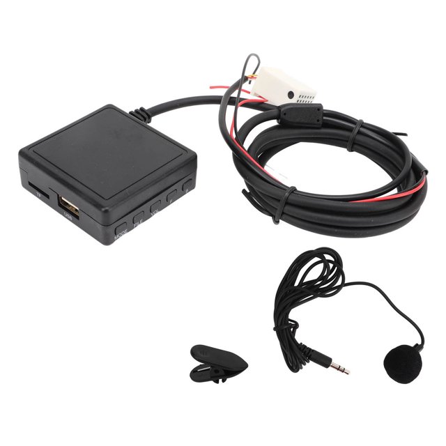 Récepteur Audio Bluetooth de Voiture, Adaptateur Bluetooth aux Entrées Bluetooth aux Récepteurs Adaptateur Bluetooth de Voiture Robuste et Résistant