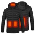 thumbnail image 1 of Outdoor Warm Clothing Heated For Riding Skiing Fishing Charging Via Heated Coat, 1 of 9