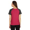 thumbnail image 4 of Inkmeso Womens Raglan Short Sleeve T-Shirt Regular Fit Casual Solid Basic Tee T-Shirts, 4 of 7