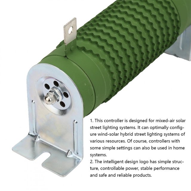 ANGGREK Régulateur de Charge Solaire Contrôleur de Charge Solaire MPPT, Commande Numérique Intelligente Extérieure pour les Systèmes d'Éclairage Public Solaire à Air Mixte Home Street