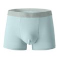 thumbnail image 2 of B91xZ Boxeurs en Coton Extensible Évacuant l'Humidité, Bleu Ciel TTG, 2 of 3
