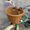 thumbnail image 3 of Panier de Vélo Tissé à la Main Grande Capacité Forte Capacité de Charge Installation Facile Guidon Panier avant de Vélo Remplacement, 3 of 7