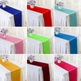 thumbnail image 2 of Satin Table Runner Table Cloth 27x275cm for Banquet Wedding Party Decoration, 2 of 4