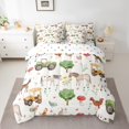 thumbnail image 2 of Ensemble de Literie Animaux de Ferme Grand Lit pour Enfants, Ensemble de Lit Tracteur Camion pour Garçons Filles, Réversible, 7 Pcs, 2 of 5