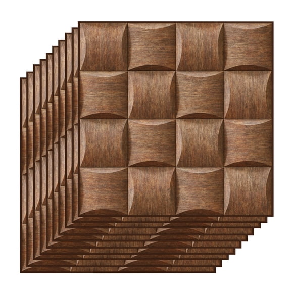 Yeacher Papier Peint Autocollant 3 Dimensions Chocolat Résistant à l'Eau et à l'Humidité, Amovible, Pelable et Autocollant, Autocollants Muraux en PVC pour Salon, Salle de Bain, Comptoir de Cuisine