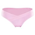 thumbnail image 1 of XZNGL Ladies Comfortable Prenatal Solid Color Large Size Abdominal Panties Low Waiste Underpants, 1 of 7