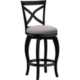 thumbnail image 1 of Hillsdale Ellendale 25.25 Wood Contemporary Counter Stool in Black, 1 of 9
