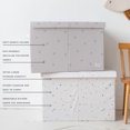 thumbnail image 4 of 3 Sprouts Organisateur de Coffre Pliant en Tissu Recyclé - Panier de Rangement Pliable avec Couvercle et Poignées, 4 of 7