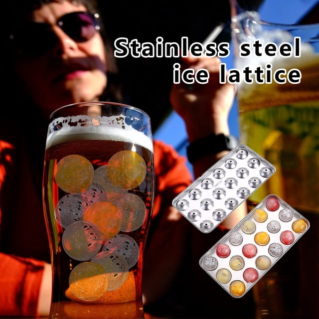 Ice Tray Mold Ice Hockey Tool Ice Tray Box Stainless Steel Ice Tray