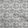 thumbnail image 1 of oneOone Rayon Gray2 Fabric Asian Japanese Wave Sewing Material Print Fabric By The Yard 56 Inch Wide, 1 of 4