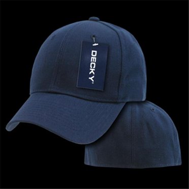 Decky 402-PL-NVY-27 Casquette Ajustée, Bleu Marine - 504, Taille - 7,5