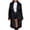 Black, variant on EQWLJWE Women Long White Fluffy Coat Brown Faux Fur Winter Coats for Women Long Soft Coat Warm Gray Faux Fur Jackets Open Front Overcoat Outerwear