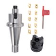 thumbnail image 2 of Face End Mill Holder Set, Face Milling Cutter Holder Kit Accurate Step Milling with 10PCS APMT1604 Blades for CNC Milling Machines, 2 of 7