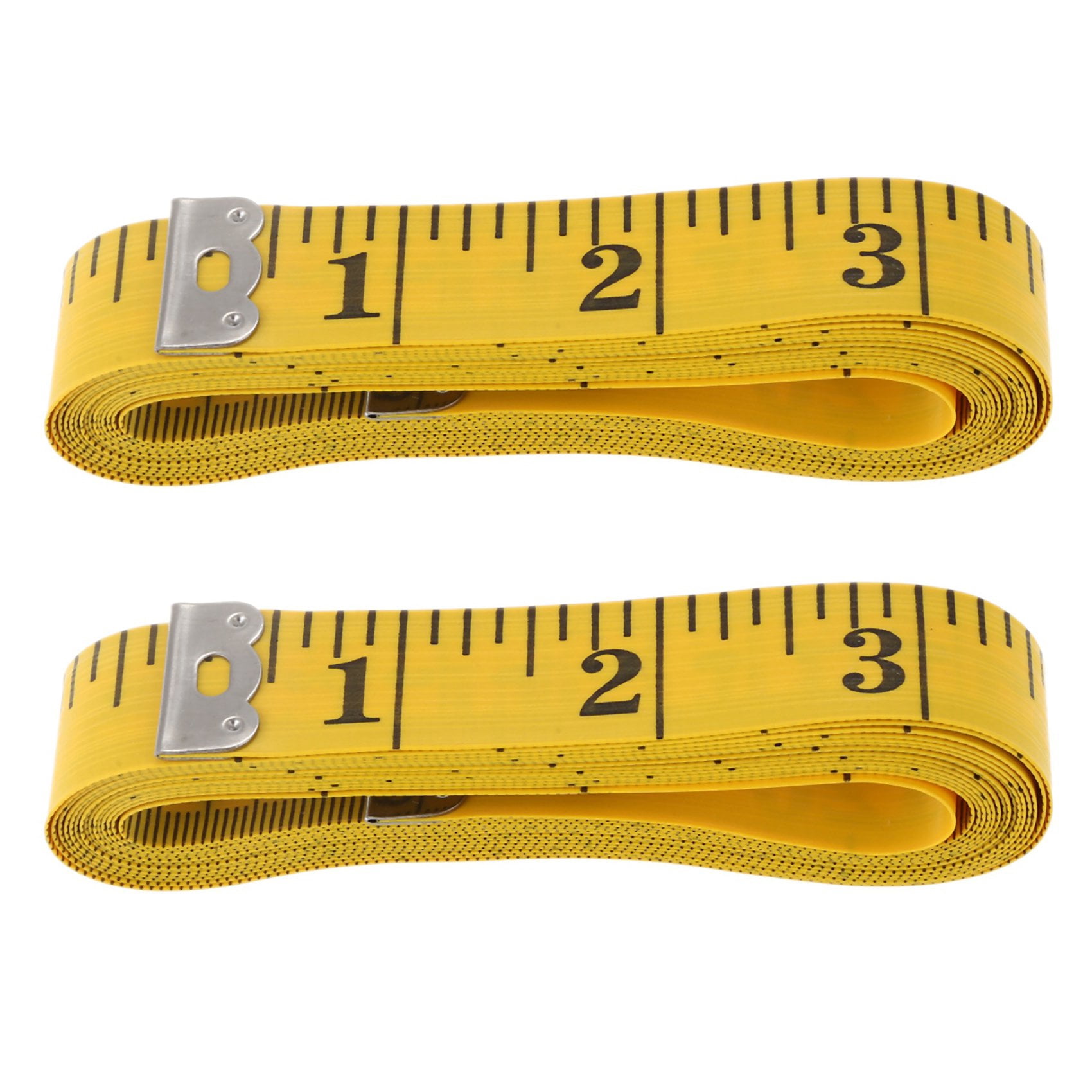 2X Tape Measure Rule Of Tailor 120 Inch,2 x tape measure,Yellow & black