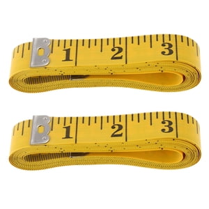 2X Tape Measure Rule Of Tailor 120 Inch,2 x tape measure,Yellow & black