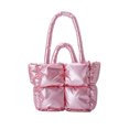 thumbnail image 4 of Baohd Larger Capacity Tote Bag With Big Opening For Easy Access Books Crossbody Bag pink 5Set, 4 of 6