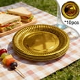 thumbnail image 1 of Dvkptbk Gold Card Paper Plates Party Party Decoration Red Paper Plates home decor, 1 of 7