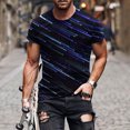 thumbnail image 3 of Cameland Nouveau T-Shirt pour Homme à la Mode Impression 3D Faisceau de Ciel Non Localisé Manches Courtes Col Rond T-Shirt Haut de Sport Décontracté Blouses, 3 of 5