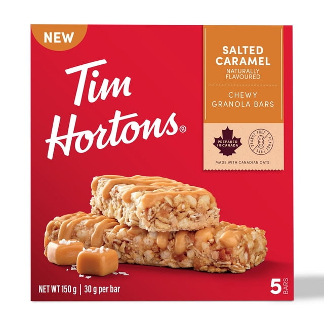 TIM HORTONS Barre GRANOLA CARAMEL Salé