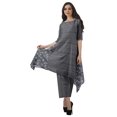 thumbnail image 1 of Moomaya Ensemble Kurti Kurta Pantalon pour Femmes Col Bateau Imprimé Robe 2 Pcs Tenue Ethnique, 1 of 6